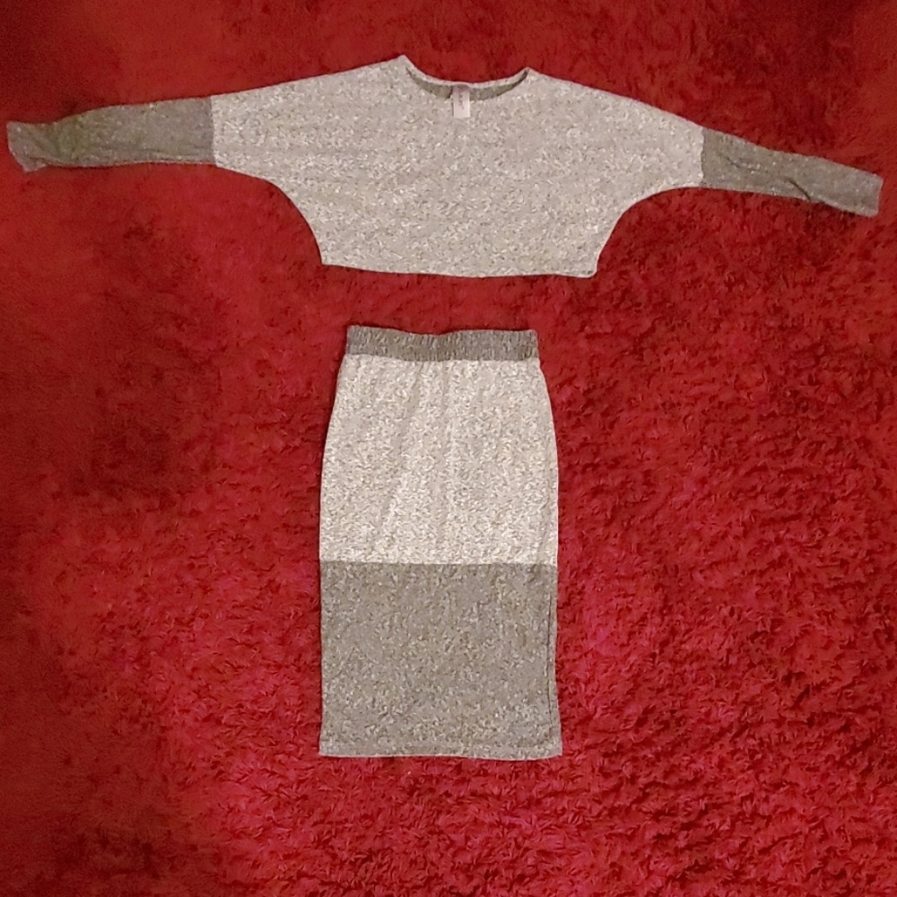 5th Culture Crop Top Skirt Set